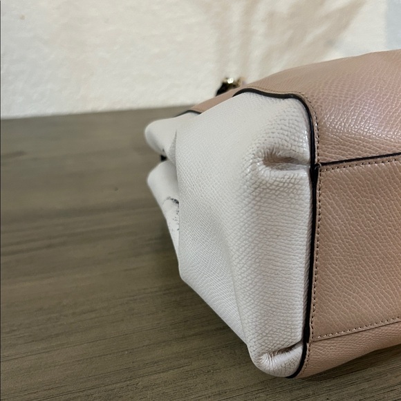 Coach Christie Carryall Purse Leather Exotic Embossed Leather Straps Crossbody - Picture 10 of 16